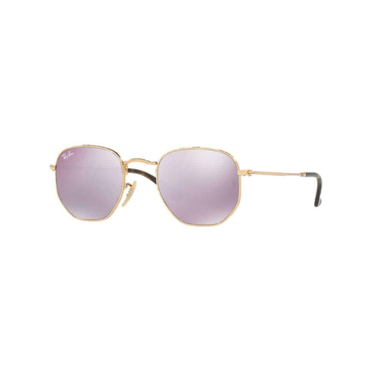 Lentes de sol Rb3548n 001/8o Hexagonal Flat Lila Espejo