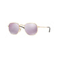 Lentes de sol Rb3548n 001/8o Hexagonal Flat Lila Espejo