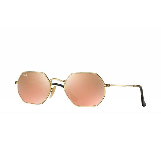 Lentes de sol RB3556N 001/Z2 Octagonal Flat Rosa Dorado