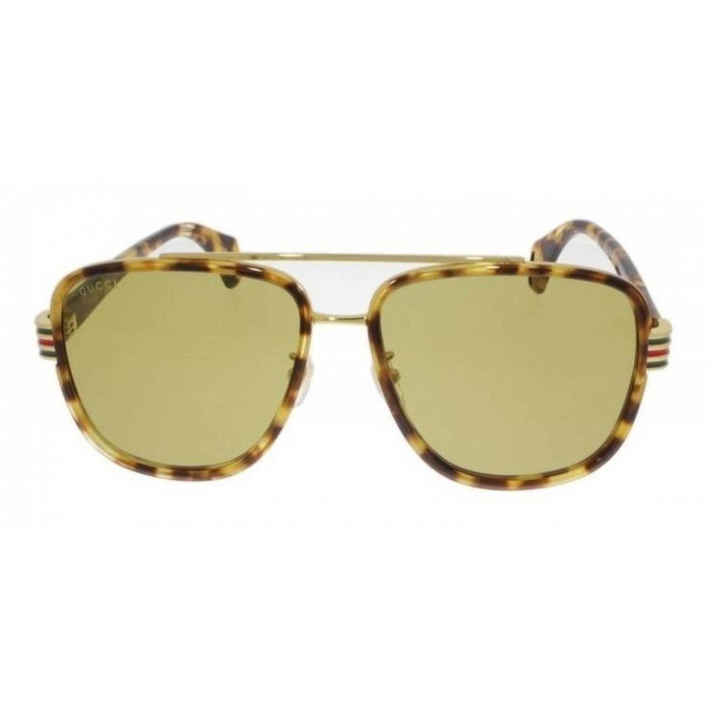 Lentes de sol GG0448S 005 Aviator Carey Cafe Ambar Acetato