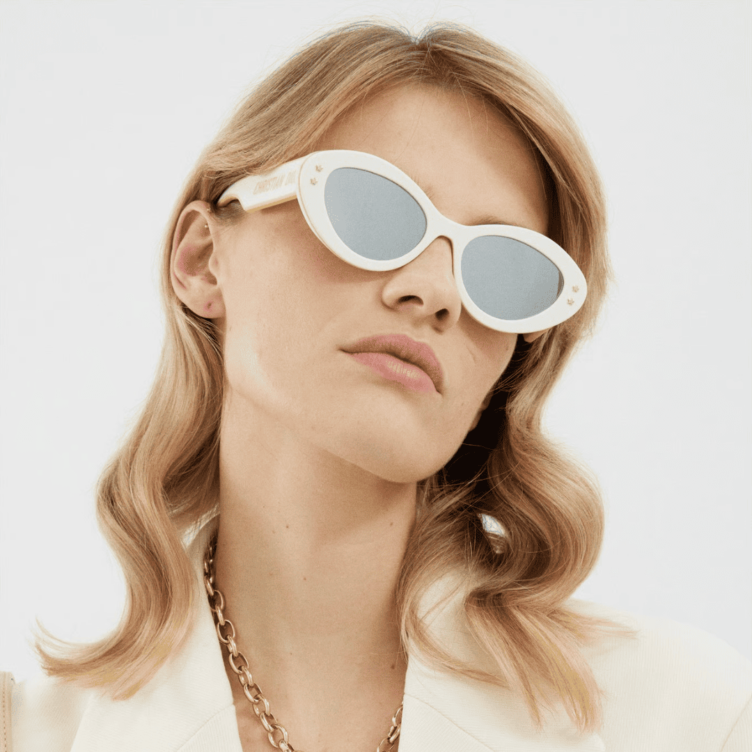 Lentes de sol Pacific B1U 95A4 Butterfly White vista 2