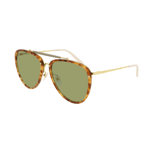 Lentes de sol GG0672S 003 New Aviator Carey Verde