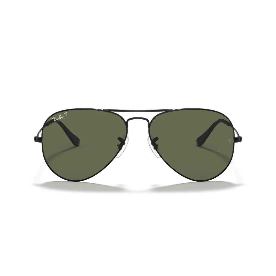 Lentes de sol Rb3025 002/58 Aviator Polarizado Negro G-15