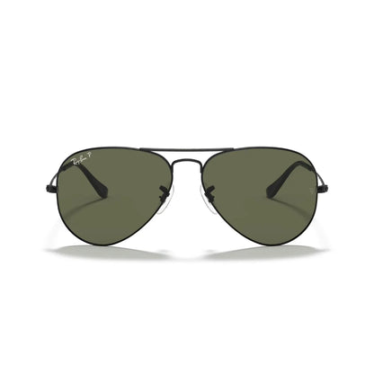 Lentes de sol Rb3025 002/58 Aviator Polarizado Negro G-15