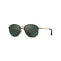 Lentes de sol Rb3579n 001/71 Hexagonal Blaze Negro G15 Dorado Icon