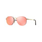 Lentes de sol Rb3579n 001/e4 Hexagonal Blaze Rosa Espejo Dorado