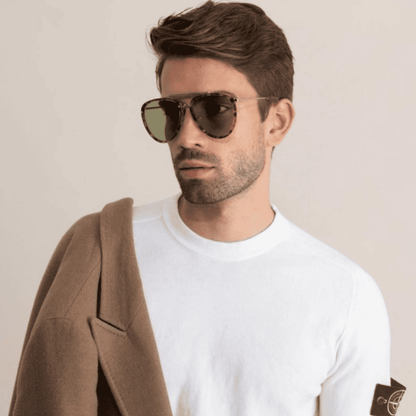 Lentes de sol GG0672S 003 New Aviator Carey Verde