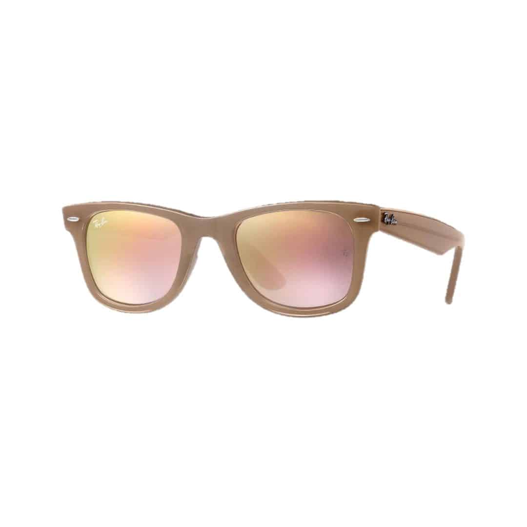 Lentes de sol Rb4340 61667y Wayfarer Ease Rosa Degradado Marrón