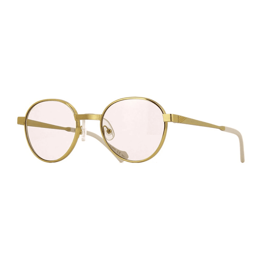 Lentes de sol GG0872S 001 Round Metal Rosa Dorado