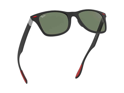 Ray-Ban RB4195M F60271 Wayfarer Scuderia Ferrari Negro G-15 - vista lateral