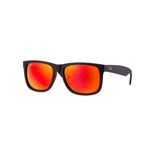 Lentes de sol Rb4165 622/6q Justin Rojo Espejo Negro