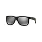 Lentes de sol Rb4165 622/6g Justin Plata Espejo Negro