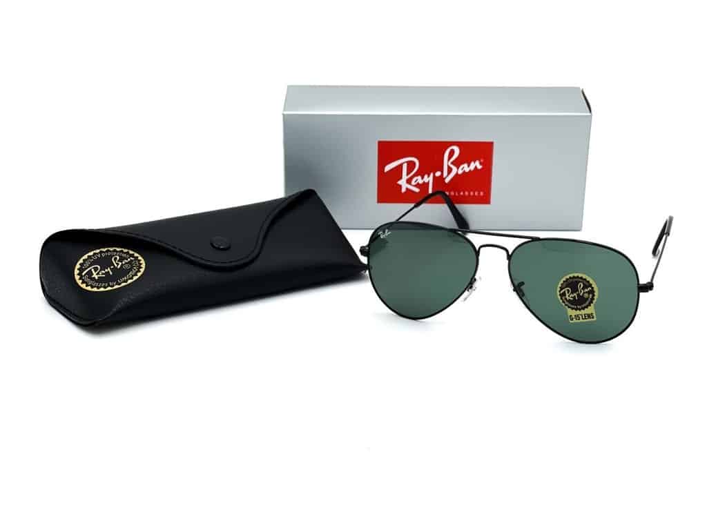 Lentes de sol RB3025 L2823 Aviator Negro G-15 Clásico - vista 2