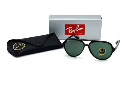 Lentes de sol RB4125 601 Cats 5000 Negro Verde G15 - vista 2