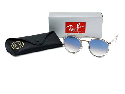 Lentes de sol RB3647N 9068/3F Round Double Bridge Azul Degradado - vista 2