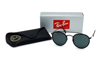 Ray-Ban RB3647N 002/R5 Round Double Bridge Negro - vista lateral