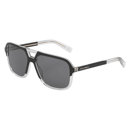 Lentes de sol DG4354 501/81 Aviator Square Negro Polarizado