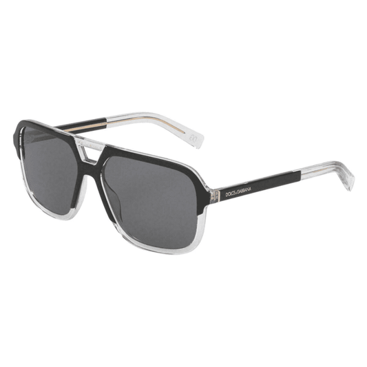 Lentes de sol DG4354 501/81 Aviator Square Negro Polarizado