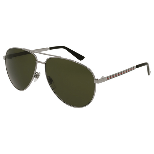 Lentes de sol GG0137S 003 Aviador Gris Plateado Clasico