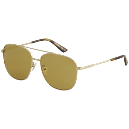 Lentes de sol GG0410SK 004 Aviator Cafe Ambar Dorado