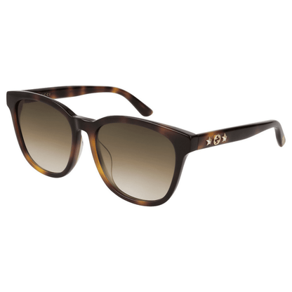 Lentes de sol GG0232SK 003 Square Carey Havana Degradado