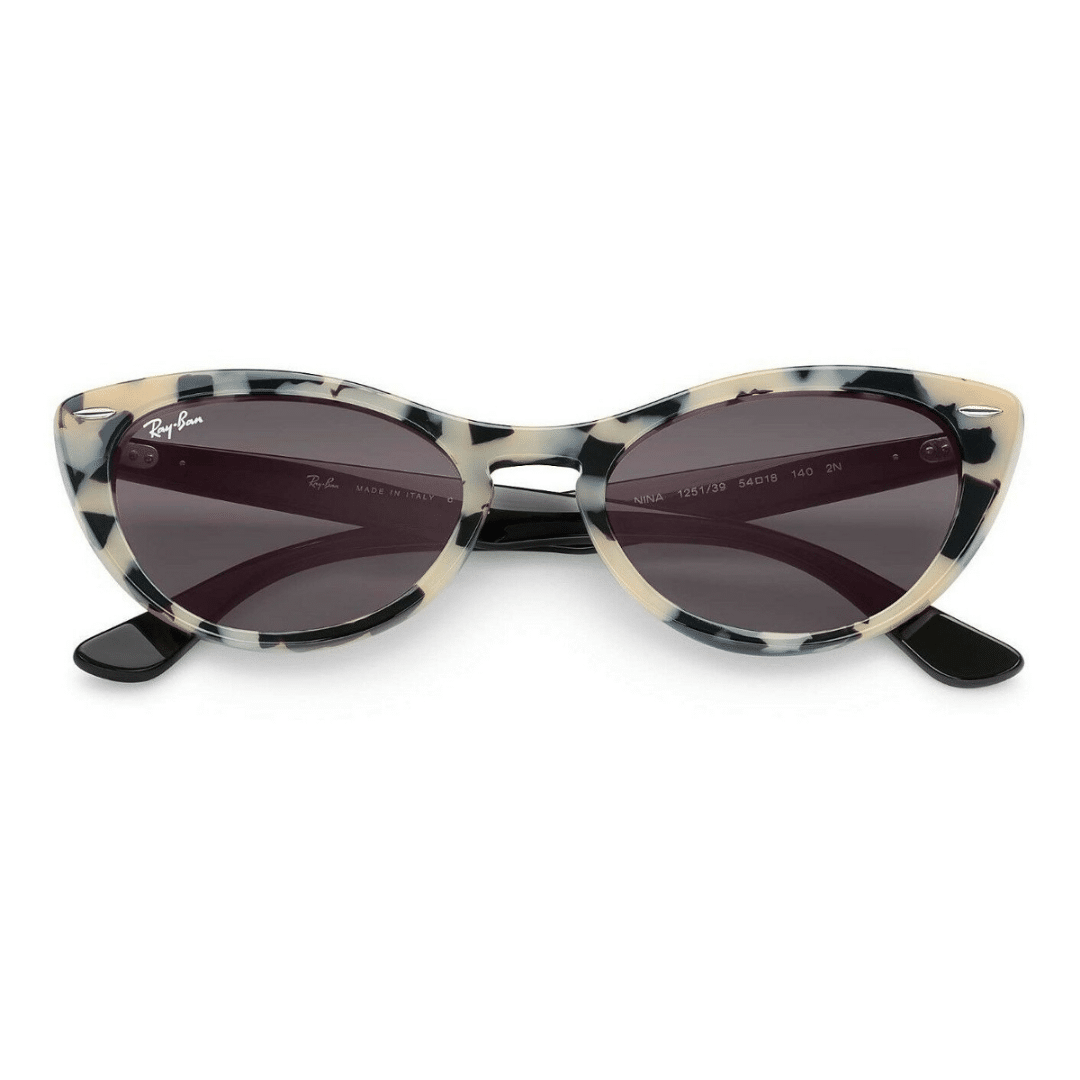 Ray-Ban RB4314N 125139 Nina Beige Havana Negro - vista 2