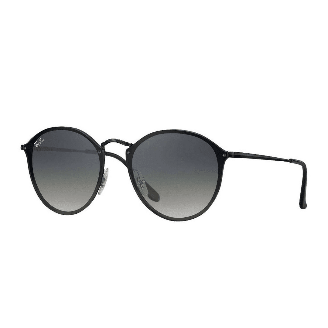 Lentes de sol RB3574N 153/11 Round Metal Blaze Negro Gris Degradado