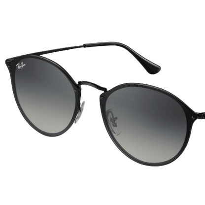 Lentes de sol RB3574N 153/11 Round Metal Blaze Negro Gris Degradado - vista 3