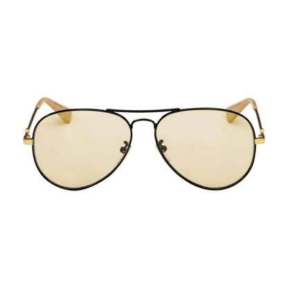 Lentes de sol GG0515S 003 Aviator Ambar Transparente Negro