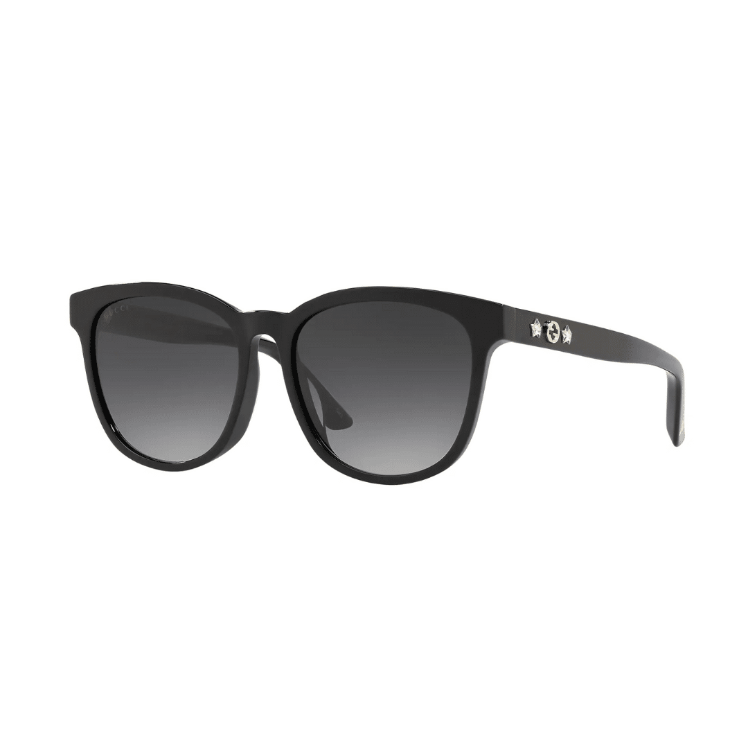 Lentes de sol GG0232SK 001 Square Negro Degradado Dorado