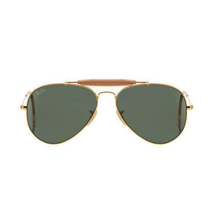 Lentes de sol RB3030 L0216 Aviator Outdoorsman Dorado G-15 - vista 3
