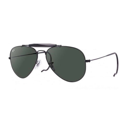 Lentes de sol RB3030 002/62 Aviator Outdoorsman Negro Cola de Rata