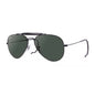 Lentes de sol RB3030 002/62 Aviator Outdoorsman Negro Cola de Rata