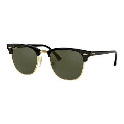 Lentes de sol RB3016 W0365 Clubmaster Negro G-15 Dorado