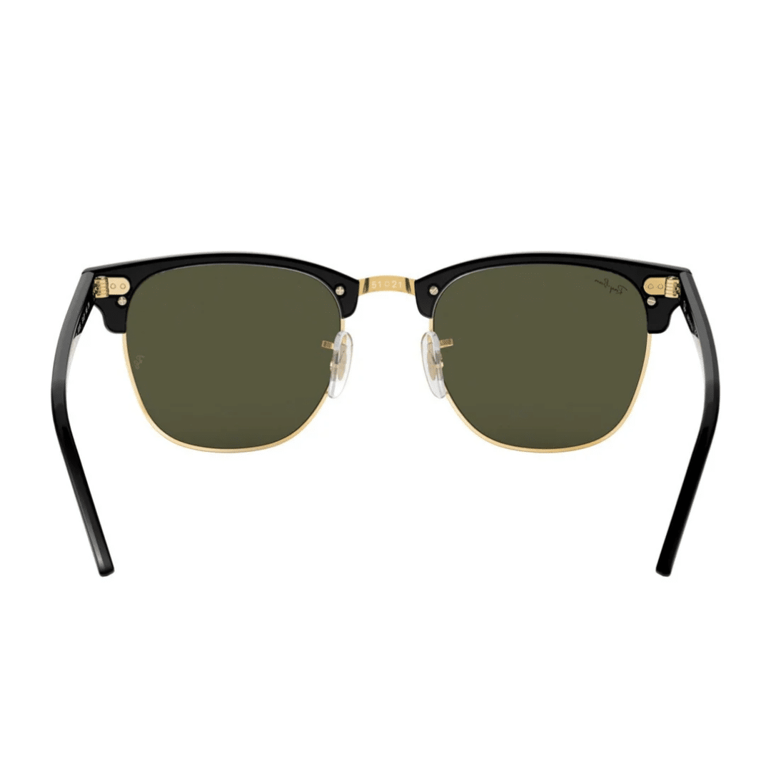 Lentes de sol RB3016 W0365 Clubmaster Negro G-15 Dorado - vista 4