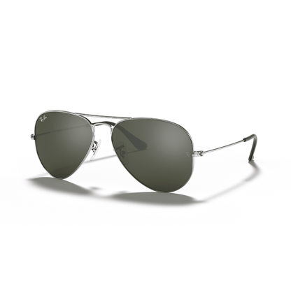 Lentes de sol RB3025 Aviador Plateado Verde G15