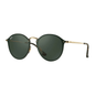 Lentes de sol RB3574N 001/71 Round Metal Blaze Negro G-15 Dorado