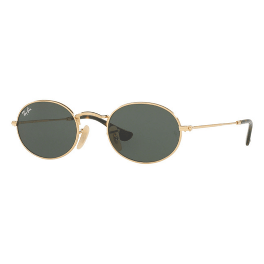 Lentes de sol RB3547N 001 Oval Flat Dorado G-15