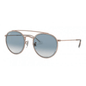 Lentes de sol RB3647N 9068/3F Round Double Bridge Azul Degradado