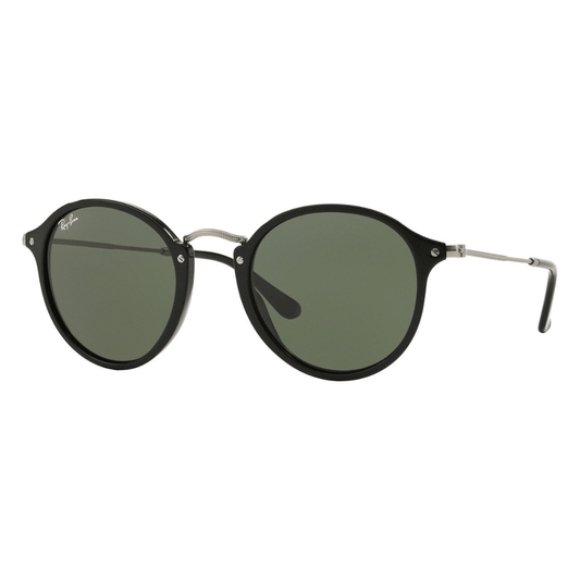 Lentes de sol RB2447 901 Round Fleck Plateado Verde G15