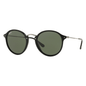 Lentes de sol RB2447 901 Round Fleck Plateado Verde G15