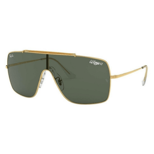 Lentes de sol RB3697 905071 Wings II Negro G15 Dorado