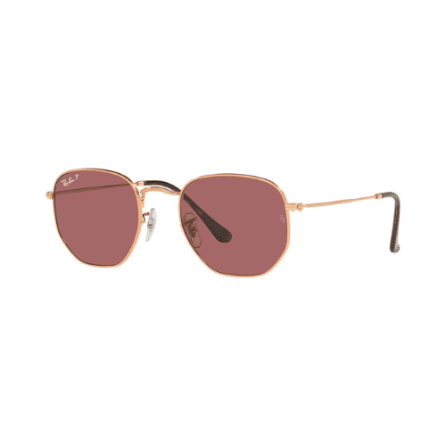 Lentes de sol RB3548N 9202AF Hexagonal Flat Pink Legend Polarizado