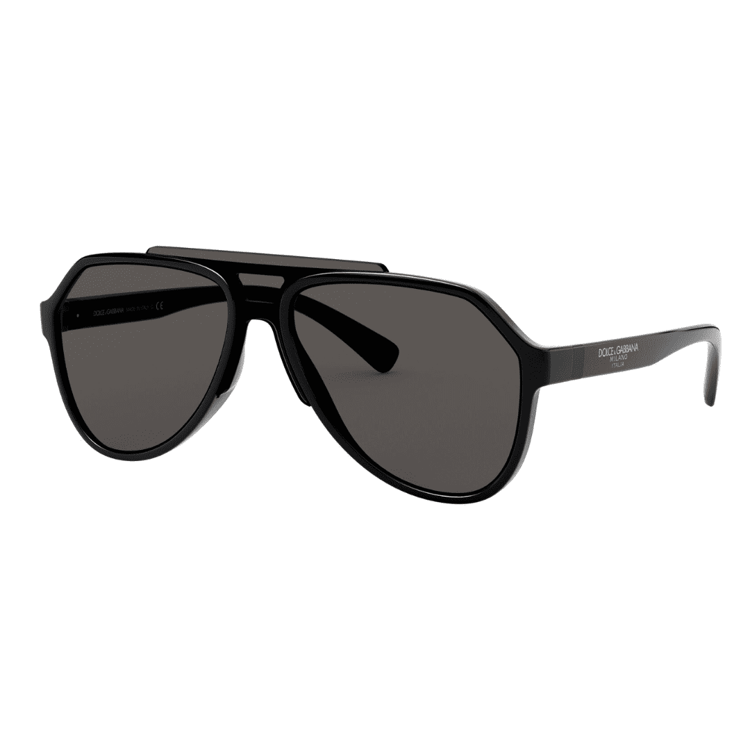 Lentes de sol DG6128 501/87 Aviator Negro Dorado