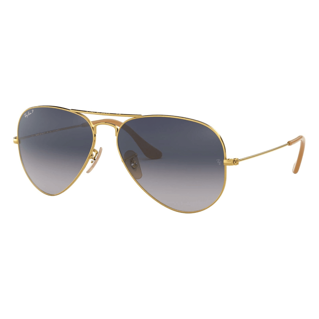 Lentes de sol RB3025 001/78 Aviator Polarizado Azul Degradado