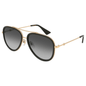 Lentes de sol GG0062S 007 Aviador Negro Gris Degradado