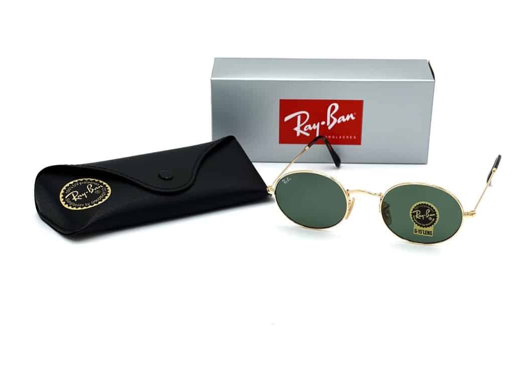 Lentes de sol RB3547N 001 Oval Flat Dorado G-15 - vista 2