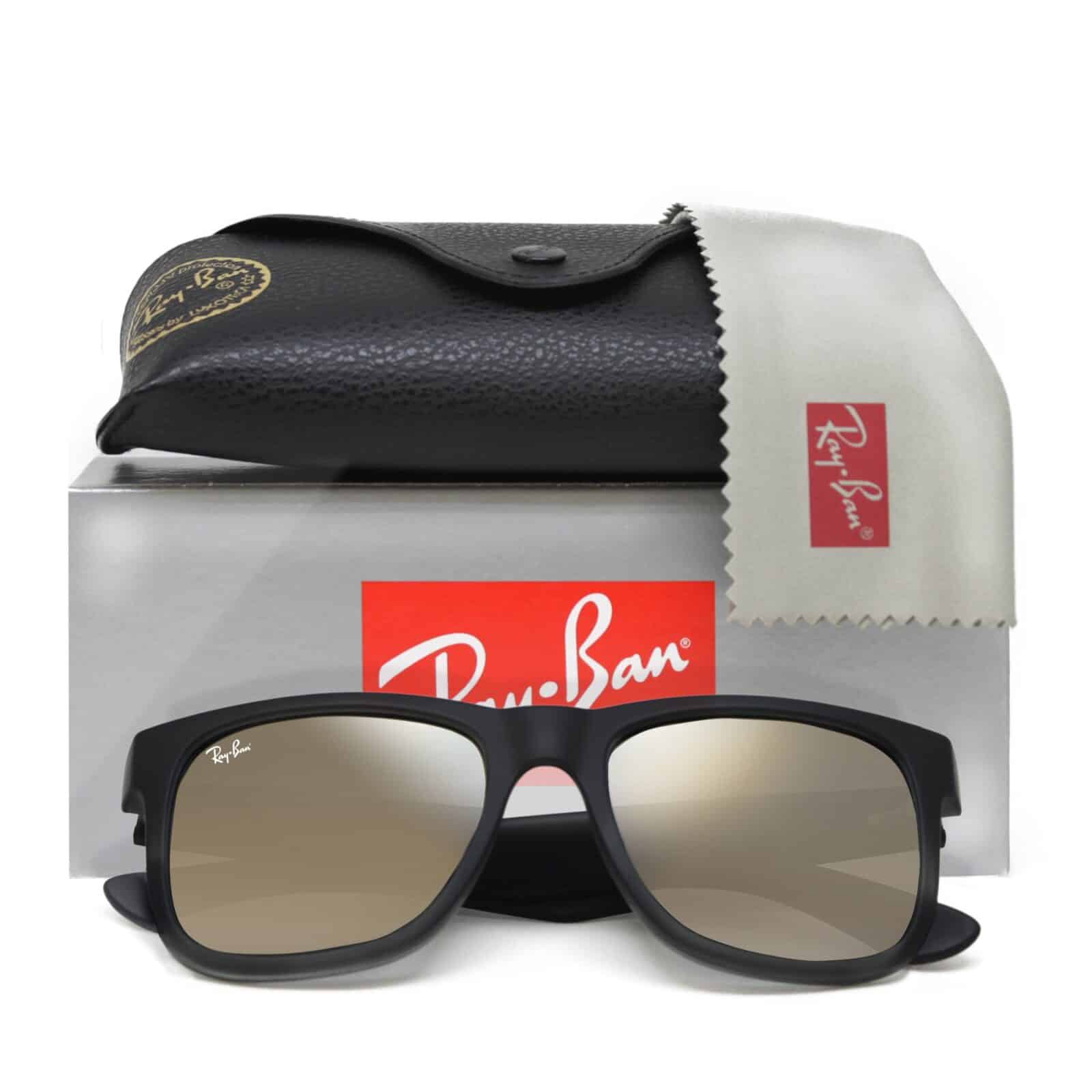 Lentes de sol Rb4165 622/5a Justin Cobre Espejo Negro - Vista 2
