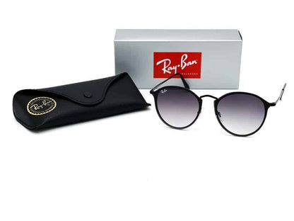 Lentes de sol RB3574N 153/11 Round Metal Blaze Negro Gris Degradado - vista 2