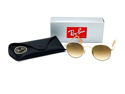 Lentes de sol RB3447 112/51 Round Classic Dorado Café - vista 2